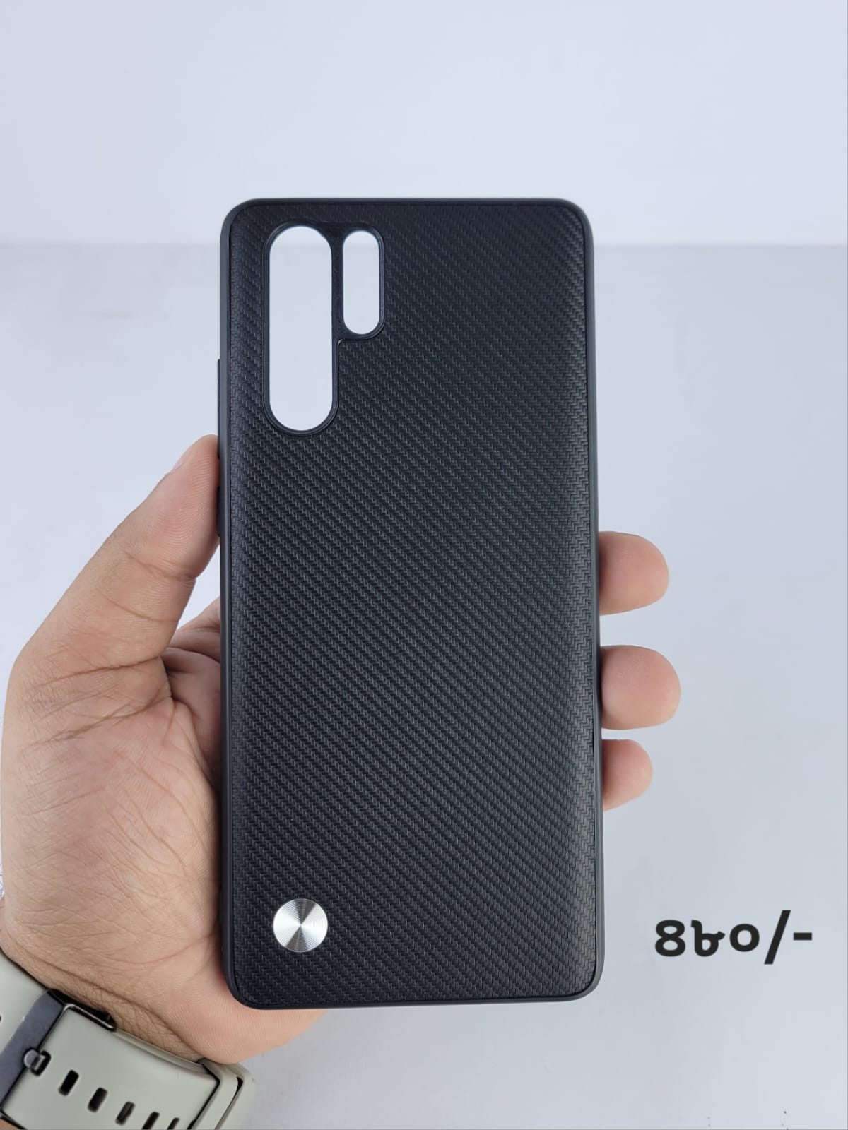 Huawei P30 Pro Semi Hard Silver Dot Back Cover